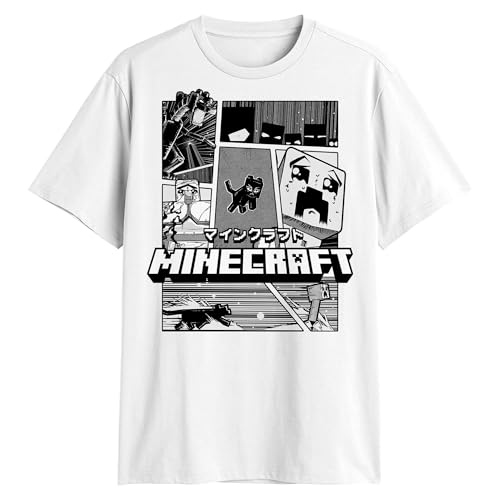 日常組 マインクラフト Tシャツ ホワイト 日常組】マインクラフトTシャツ ホワイト – .1